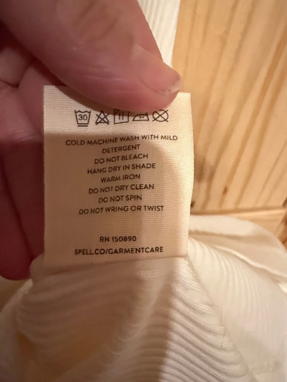 Spell Cream Ribbed Tank Dress - Picture 3 of 3